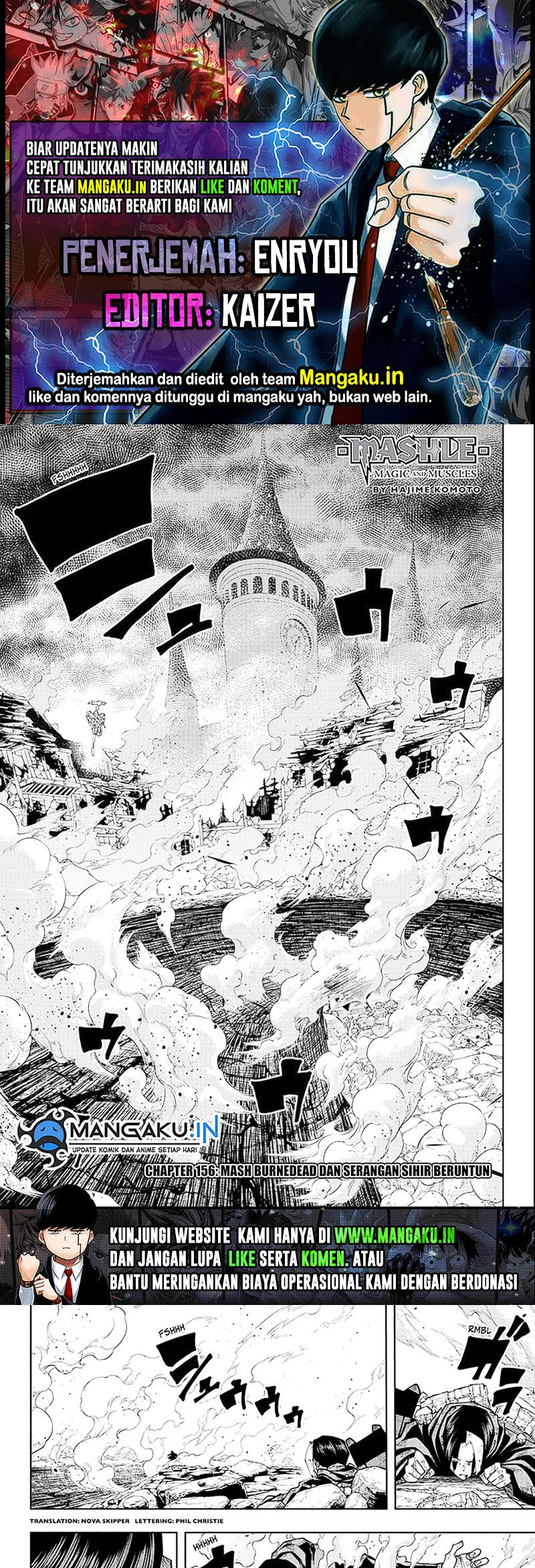 Mashle: Magic and Muscles chapter 156